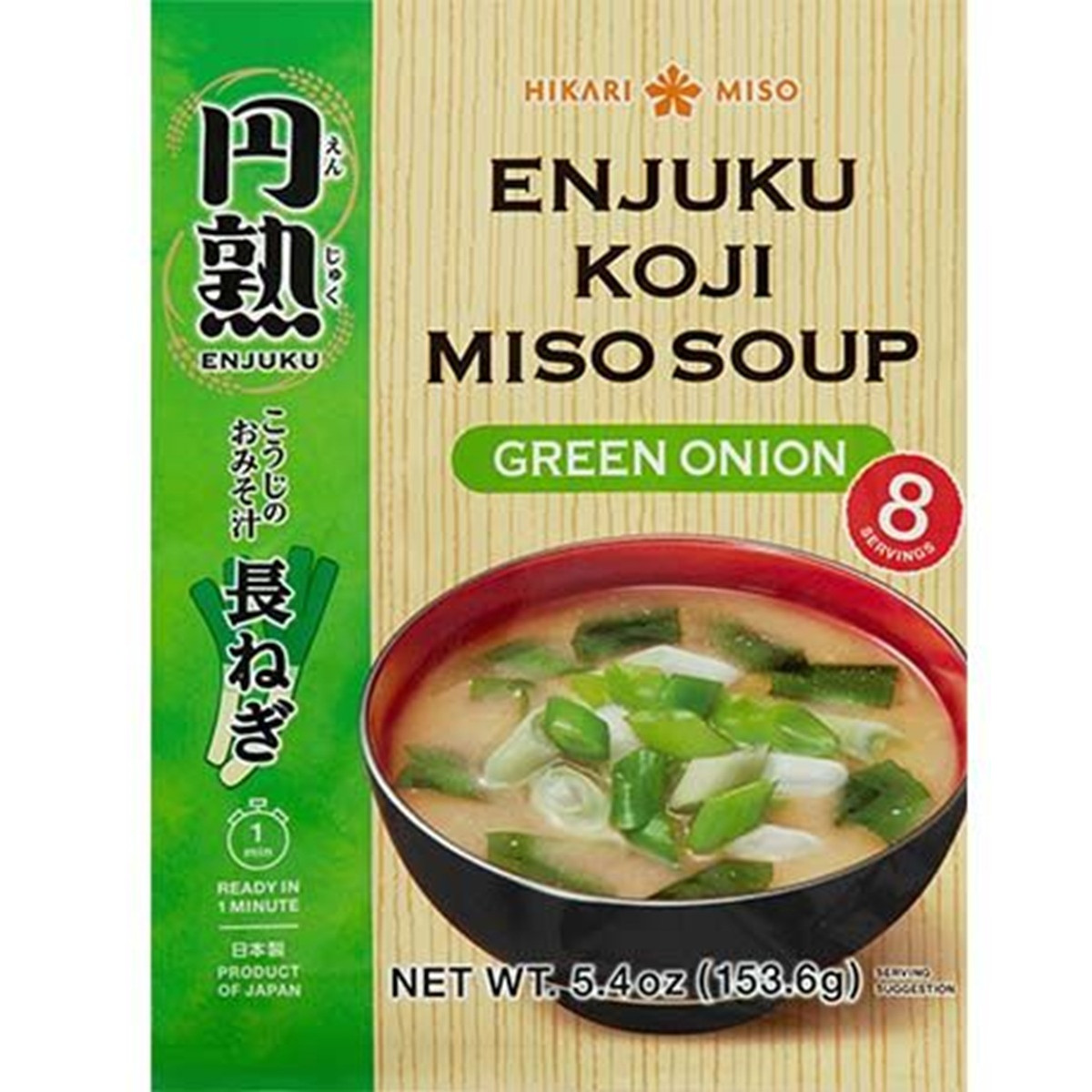 Hikari Miso aux oignons verts 8x 19.2gr 153.6gr