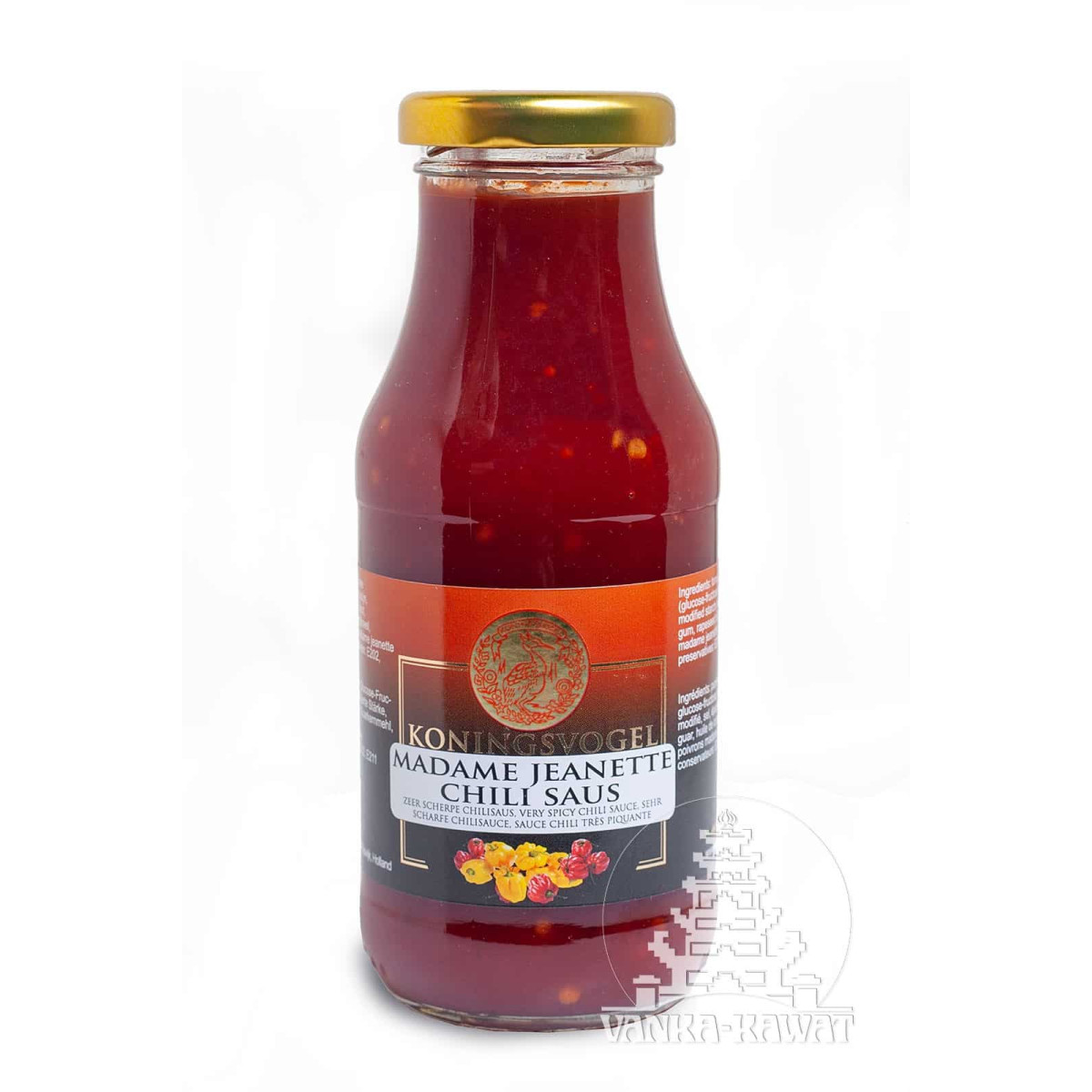 Koningsvogel chili sauce madam jeanette 300gr