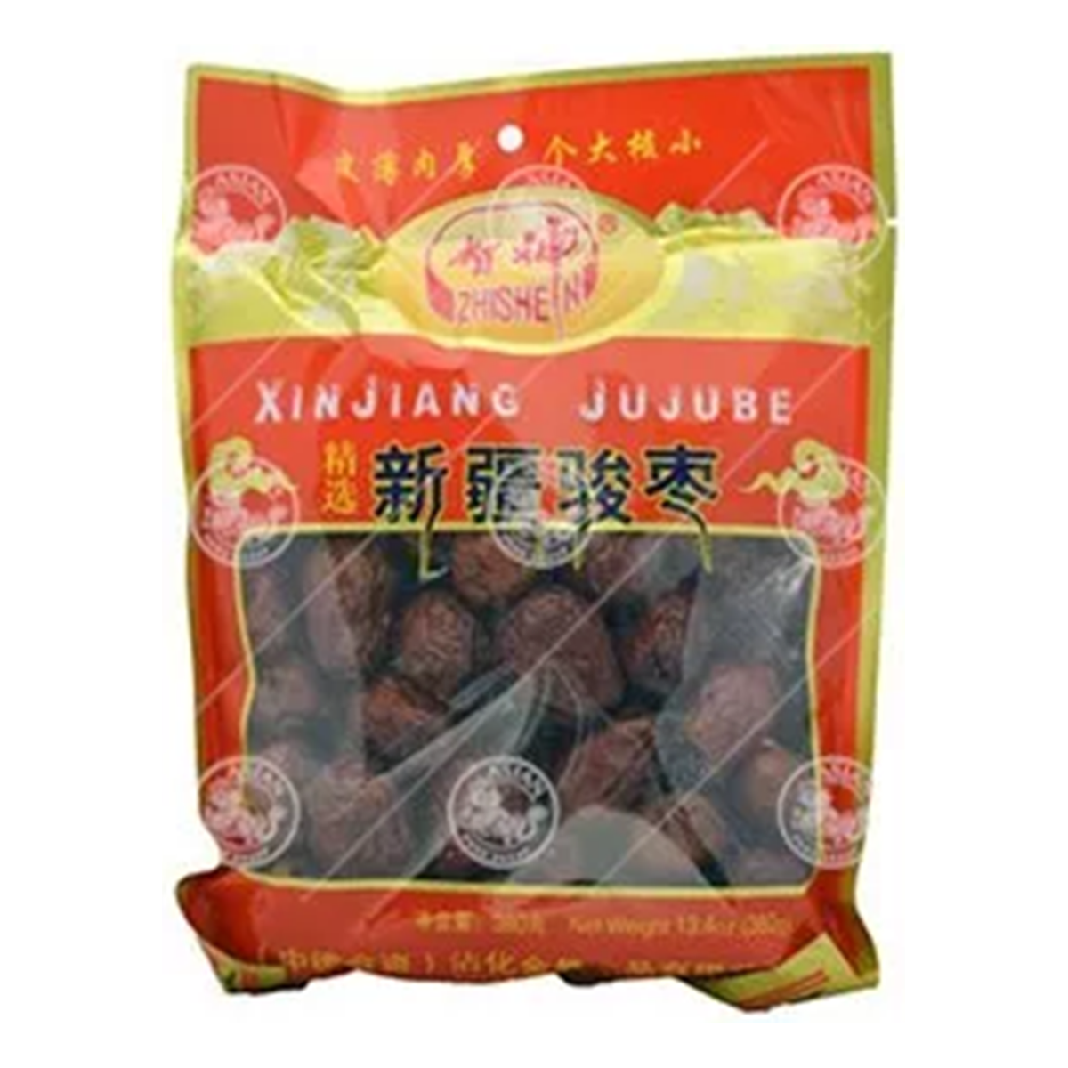 Zhishin Xinjiang dattes rouges jujube 380gr