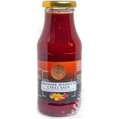 Koningsvogel sauce chili extra piquante Madame Jeanette 300gr