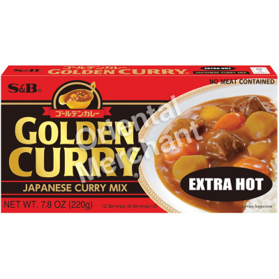 S&B extra scharfes goldenes Curry 220gr
