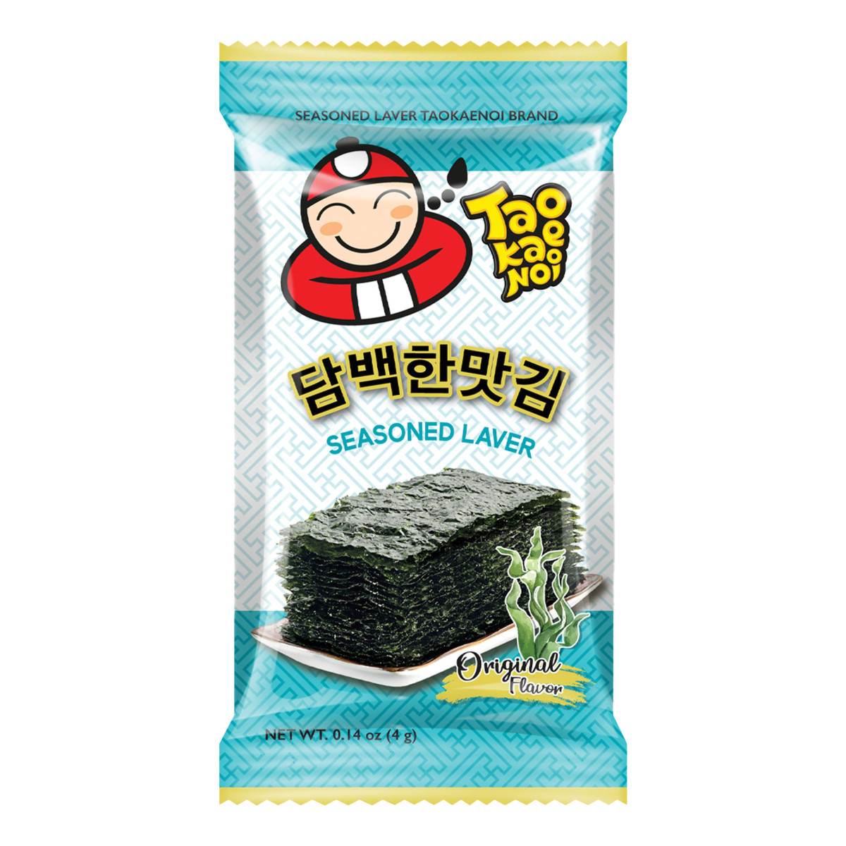 Taekaenoi seaweed snack 3x 4gr