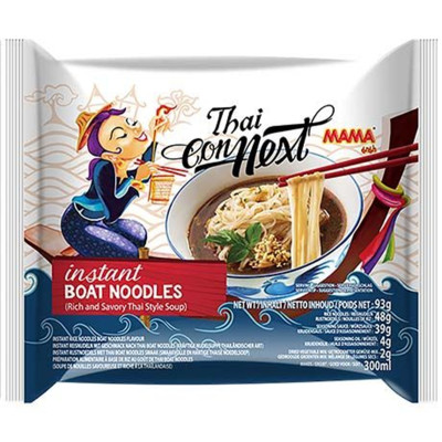 Mama nouilles thaïlandaises thai boat instantanées thaiconnext 93gr