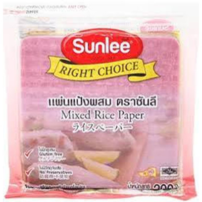 Sunlee farbiges Reispapier 200gr