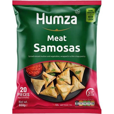 Humza samaso met lamsvlees 20 stuks 650gr