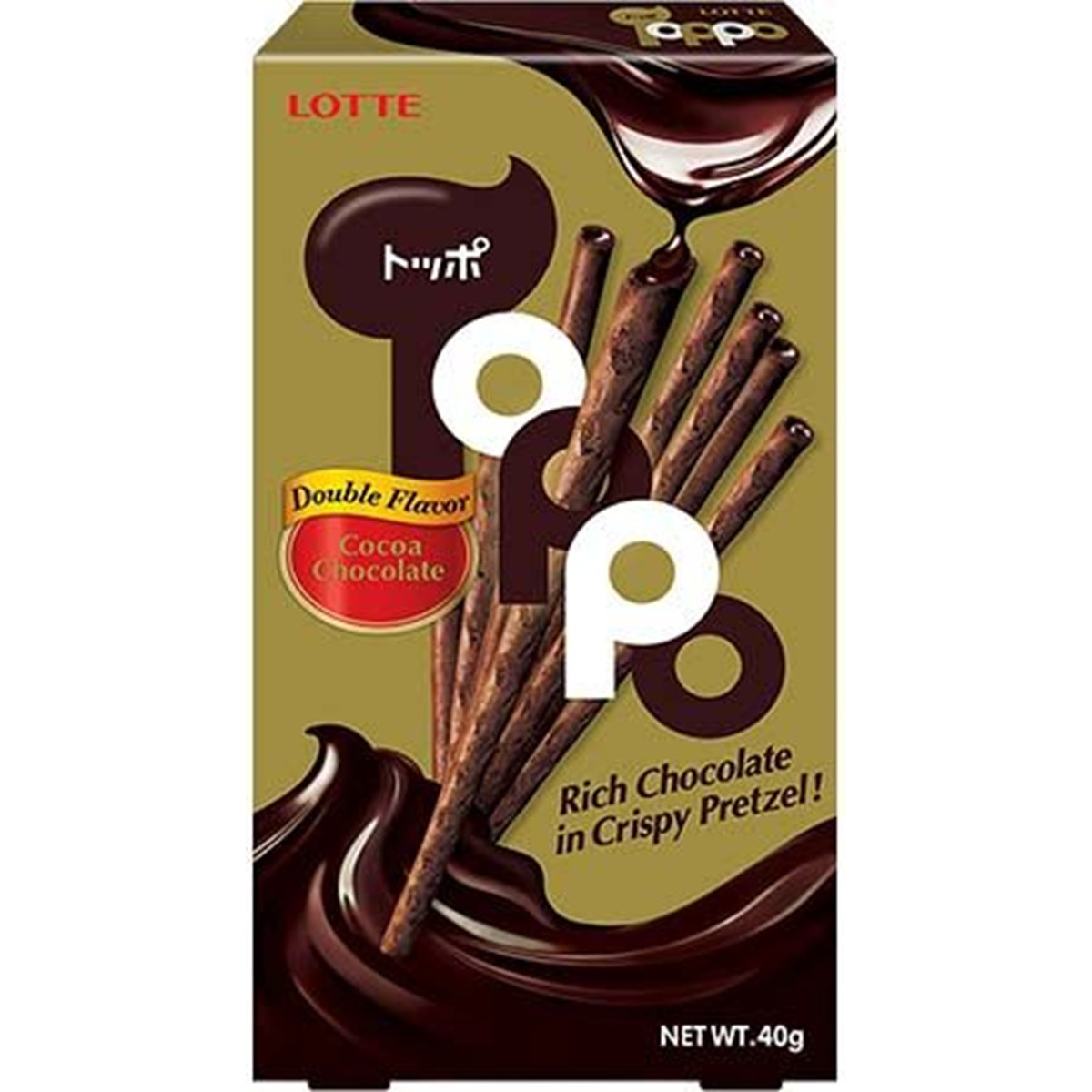 Lotte toppo double chocolate 40gr