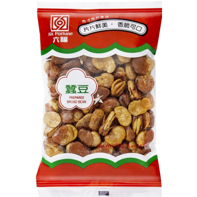 Six Fortune broad bean snack 170gr