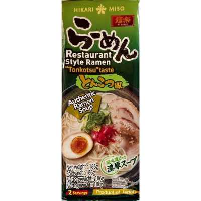Menraku Instant-Nudeln Tonkotsu Ramen 186gr
