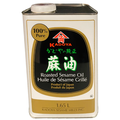 Kadoya 100% pure roasted sesame oil 1.65l