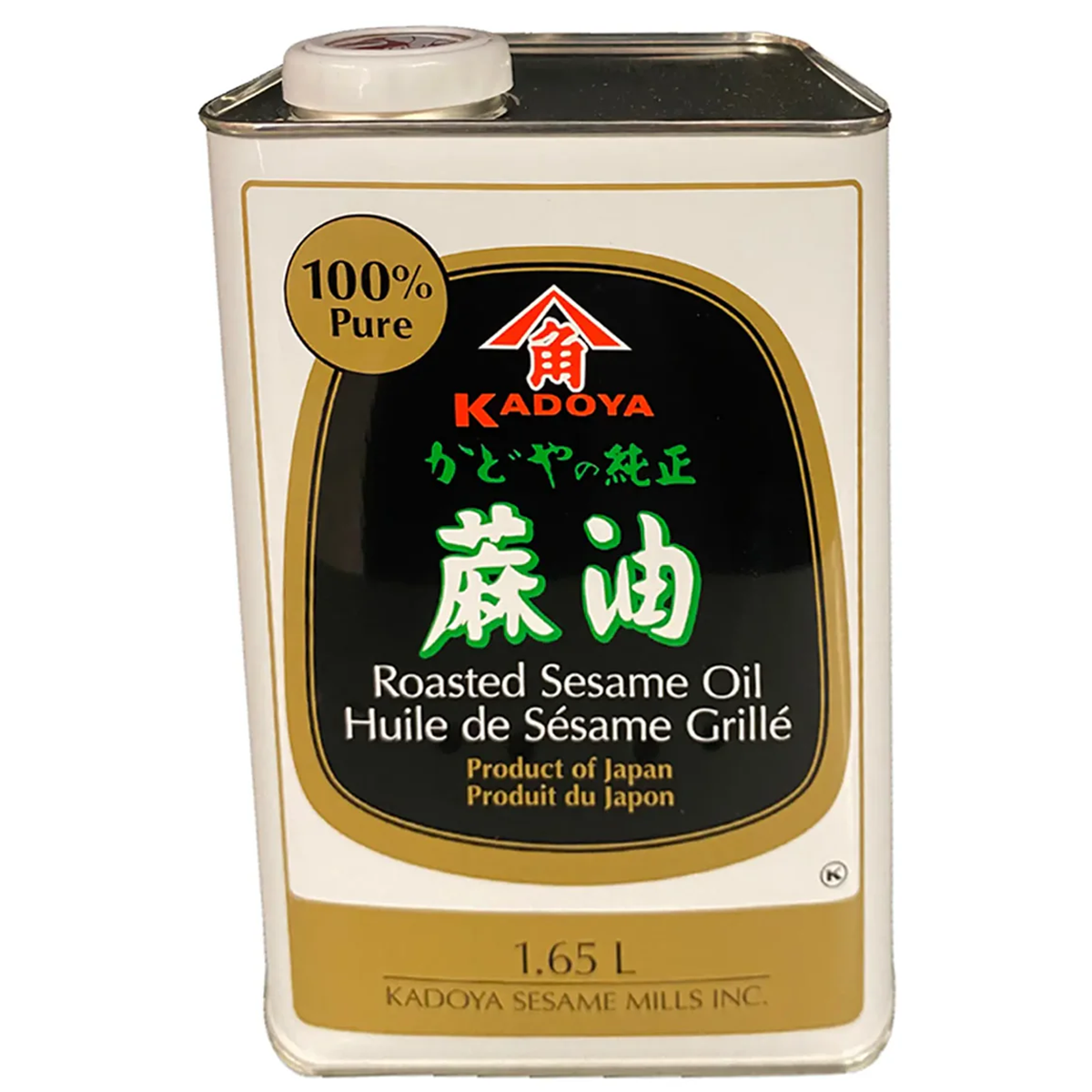 Kadoya 100% pure roasted sesame oil 1.65l