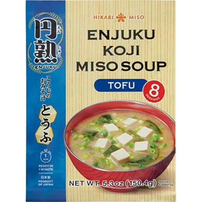Hikari enjuku koji soupe miso au tofu 8x19gr 152gr
