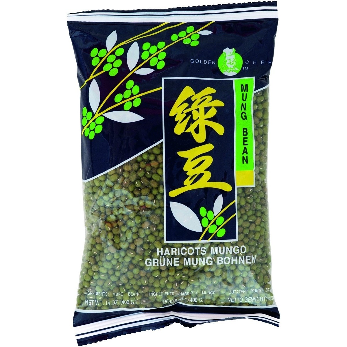 Golden Chef grüne Mungobohnen 400gr