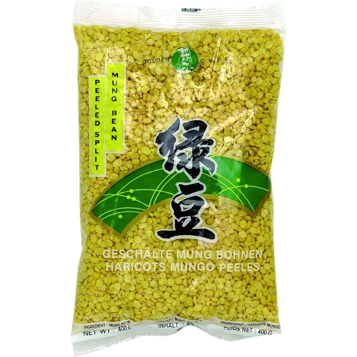Golden Chef geschälte Mungobohnen 400gr