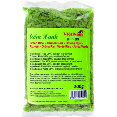 Viet Nam groene rijstvlokken 200gr