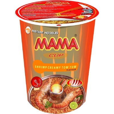 Mama cup cremige Instantnudeln mit Garnelen 70gr