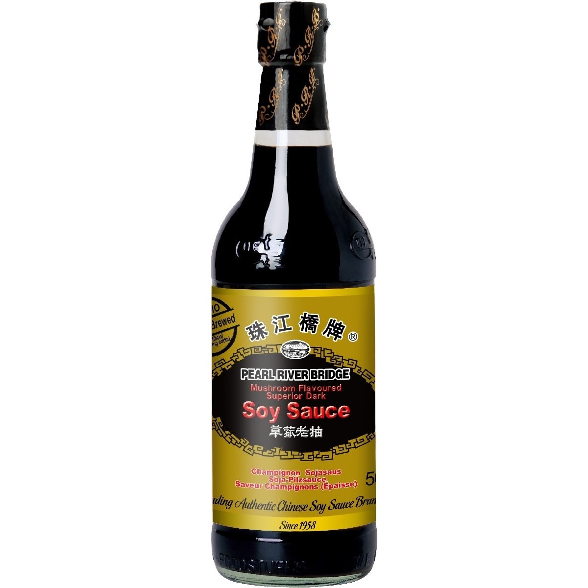 PRB dark soy sauce with mushrooms 500ml