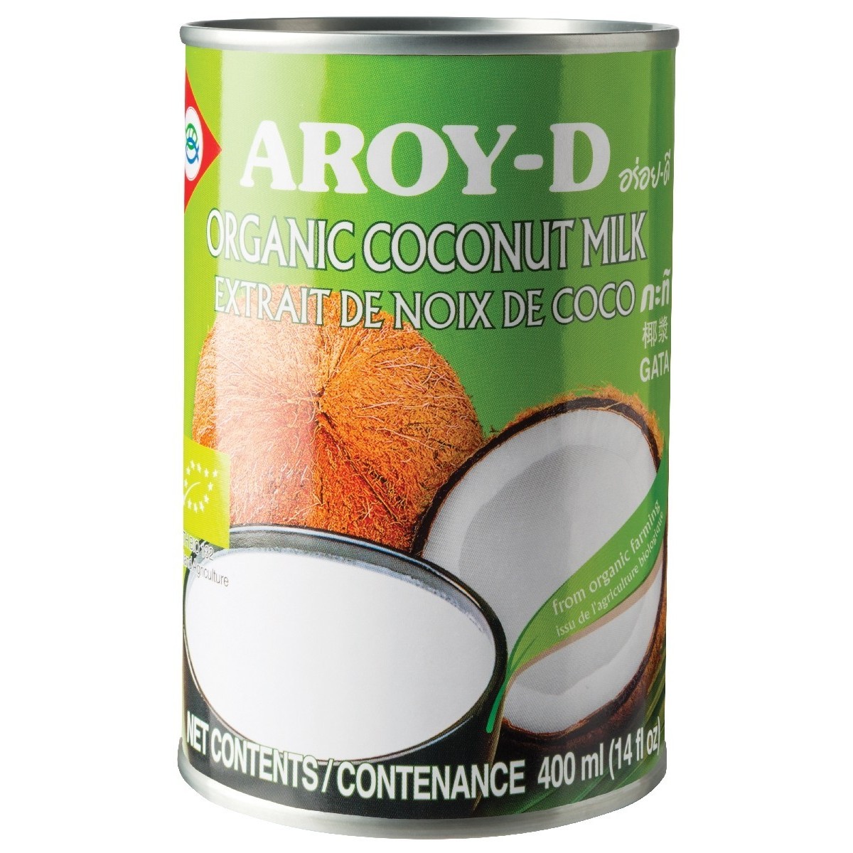 Aroy-D organic coconut milk 400ml