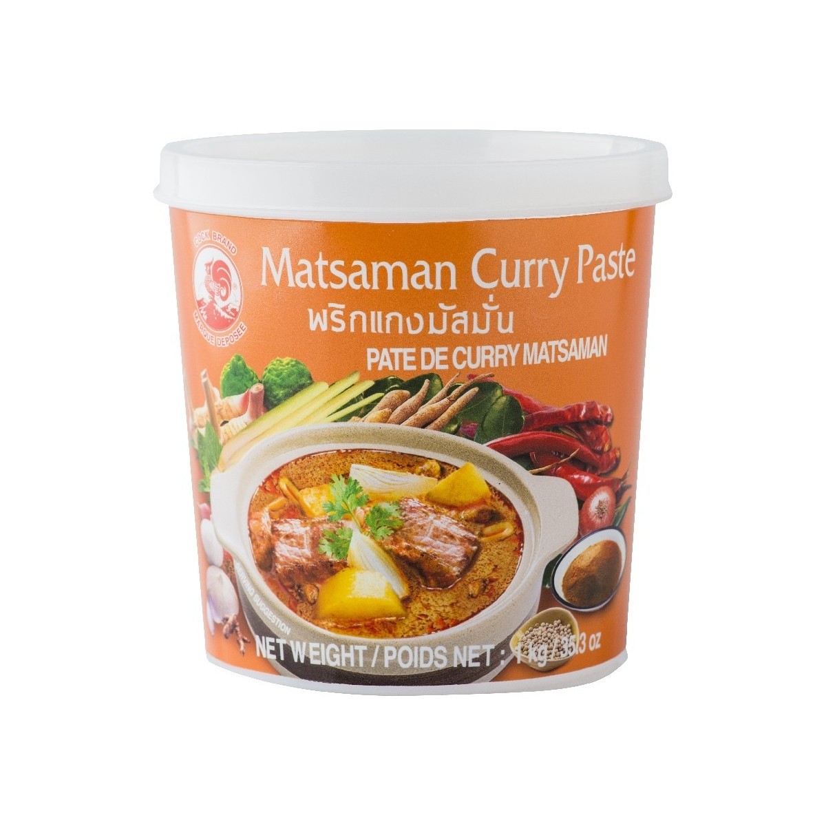 Cock masaman curry paste 400gr