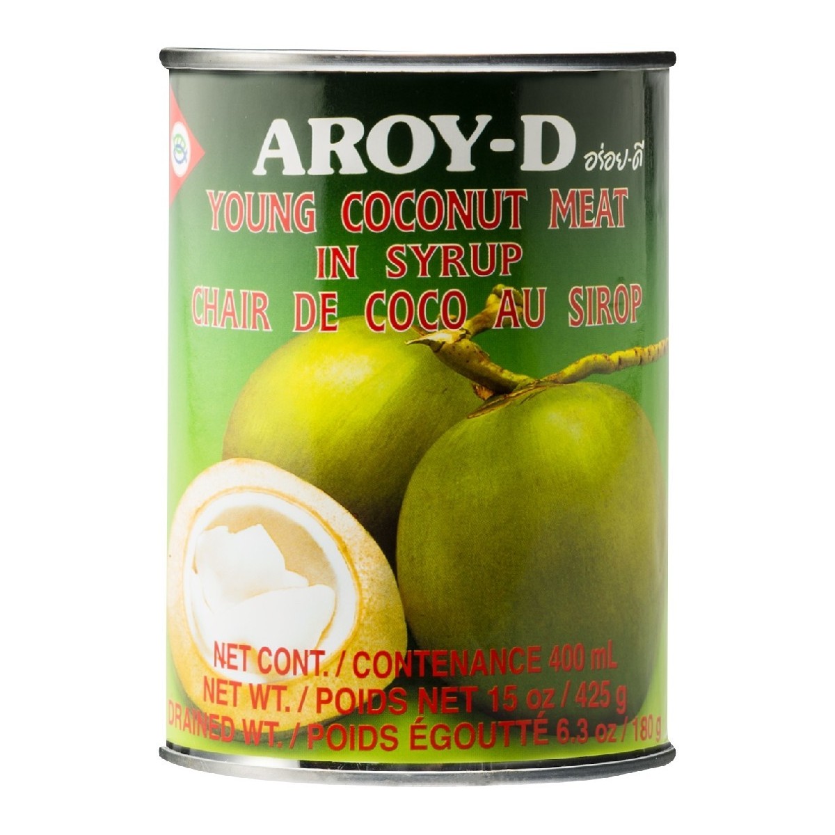Aroy-D chair de jeune noix de coco au sirop 425gr