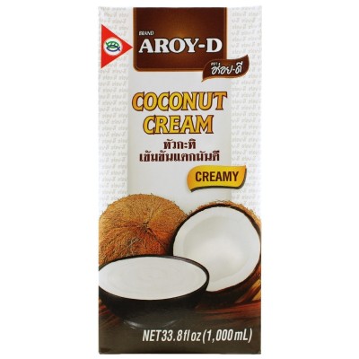 Aroy-D crème de noix de coco crémeuse 1l