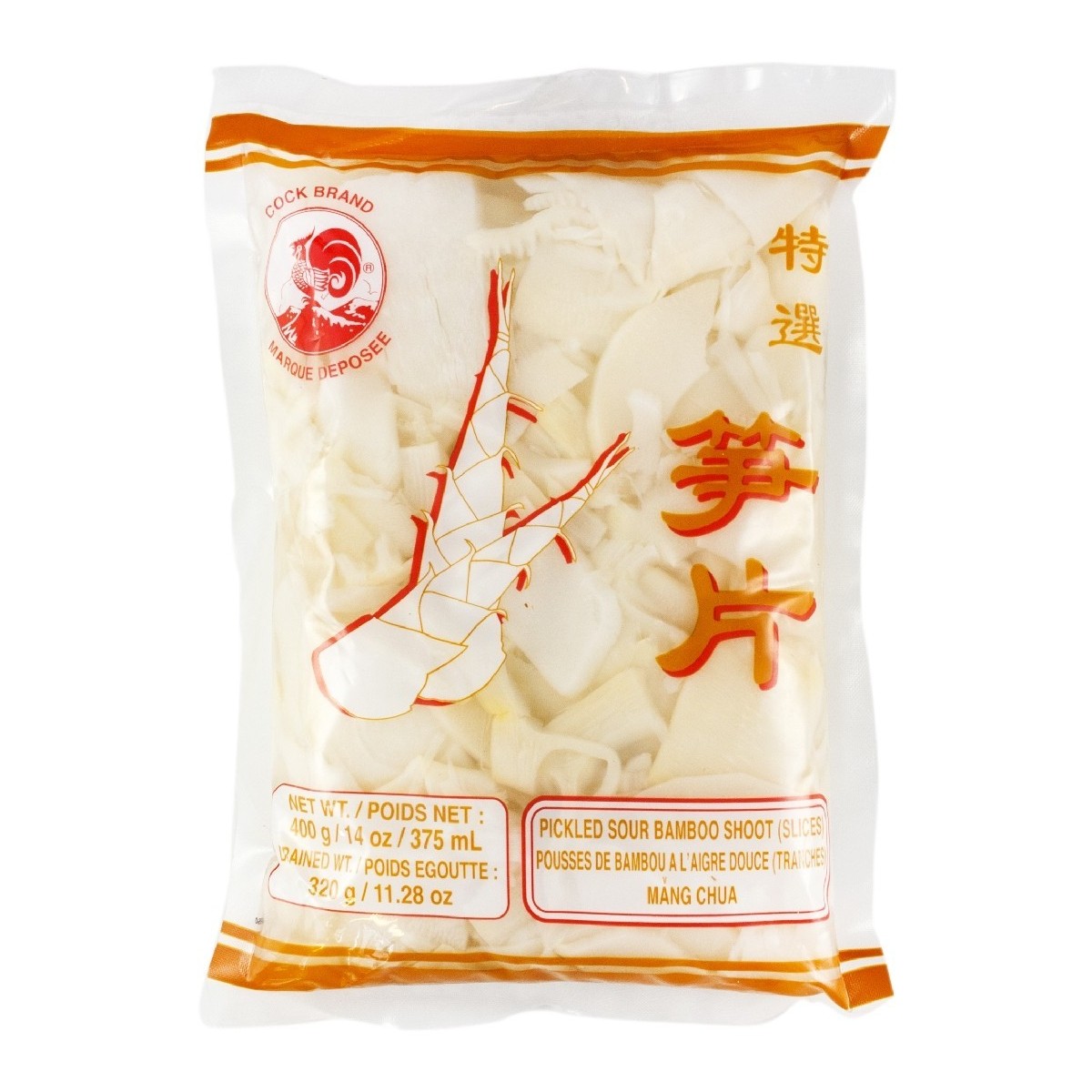 Cock zure bamboe 400gr