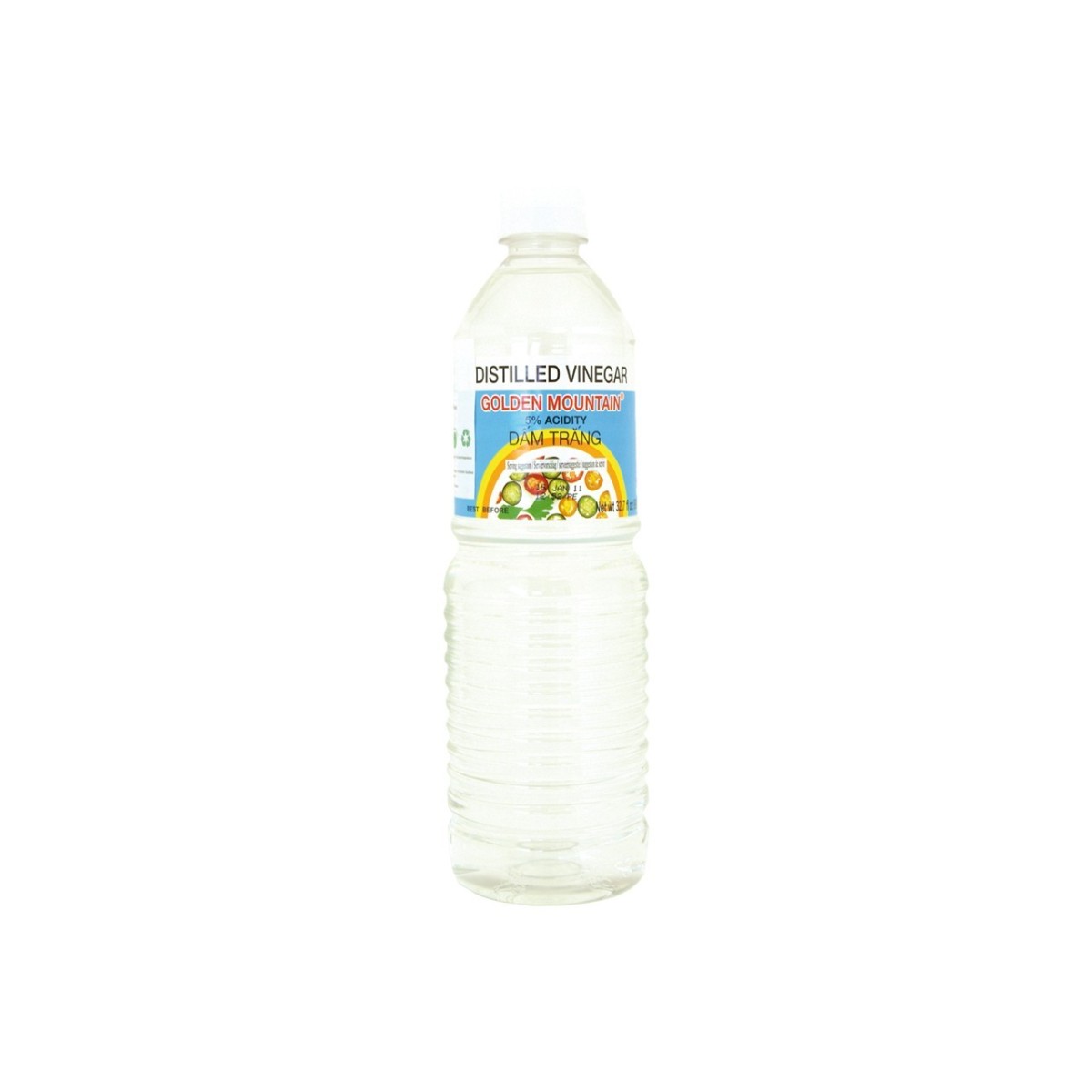 Golden Mountain dam trang azijn 5% 980ml