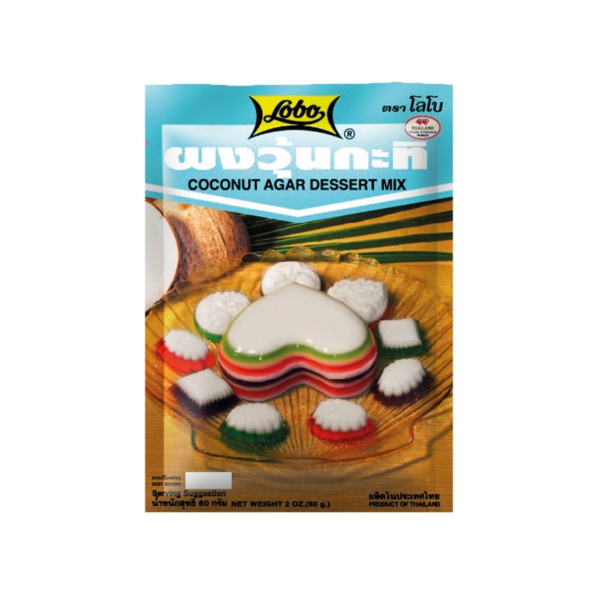 Lobo Kokos-Agar-Dessert-Mix 60gr