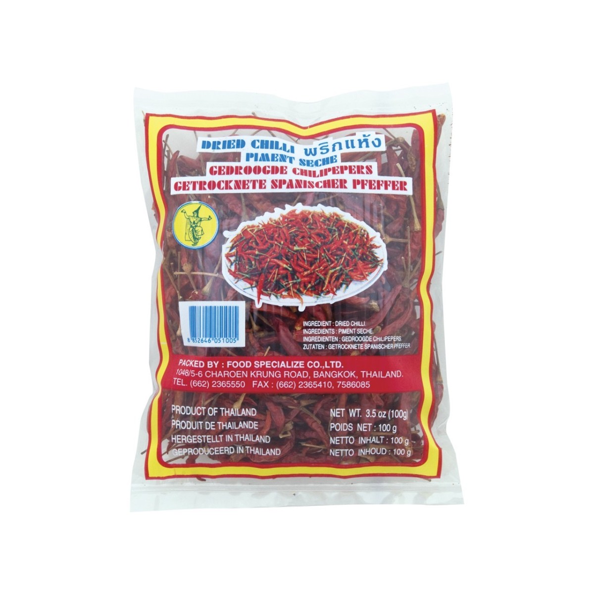 Thai Dancer dried chilies 100gr