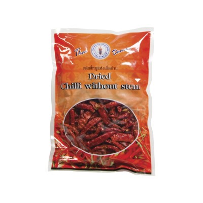 Thai dancer dried chillies without stem 75gr