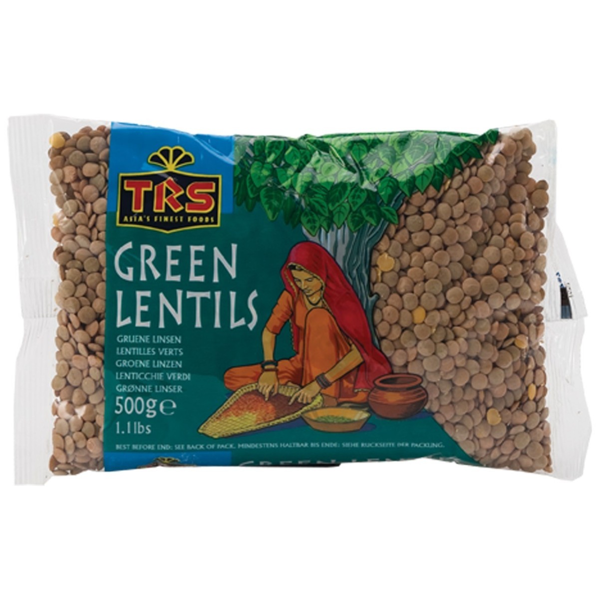 TRS green lentils 500gr