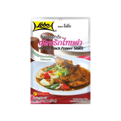 Lobo zwarte peper woksaus 50gr