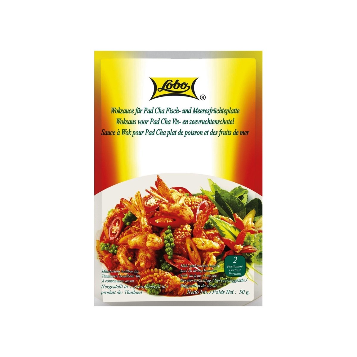 Lobo Wok Sauce für Pad Cha Fischgerichte 50gr