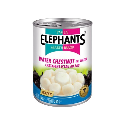 Twin Elephants châtaignes d'eau dans l'eau 540gr