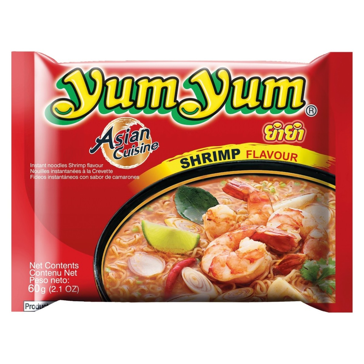 Yum Yum instant noodles with scampi 60gr