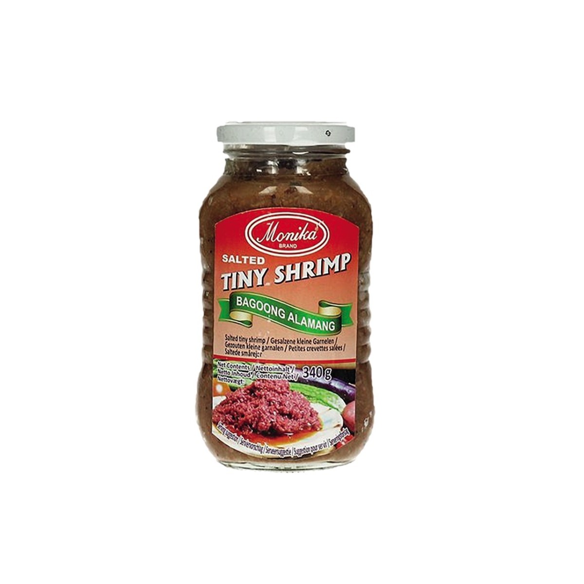 Monika petites crevettes salées 340gr