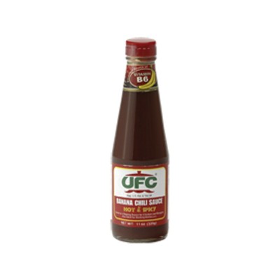 UFC Scharfe Chilisauce mit Bananen 320gr