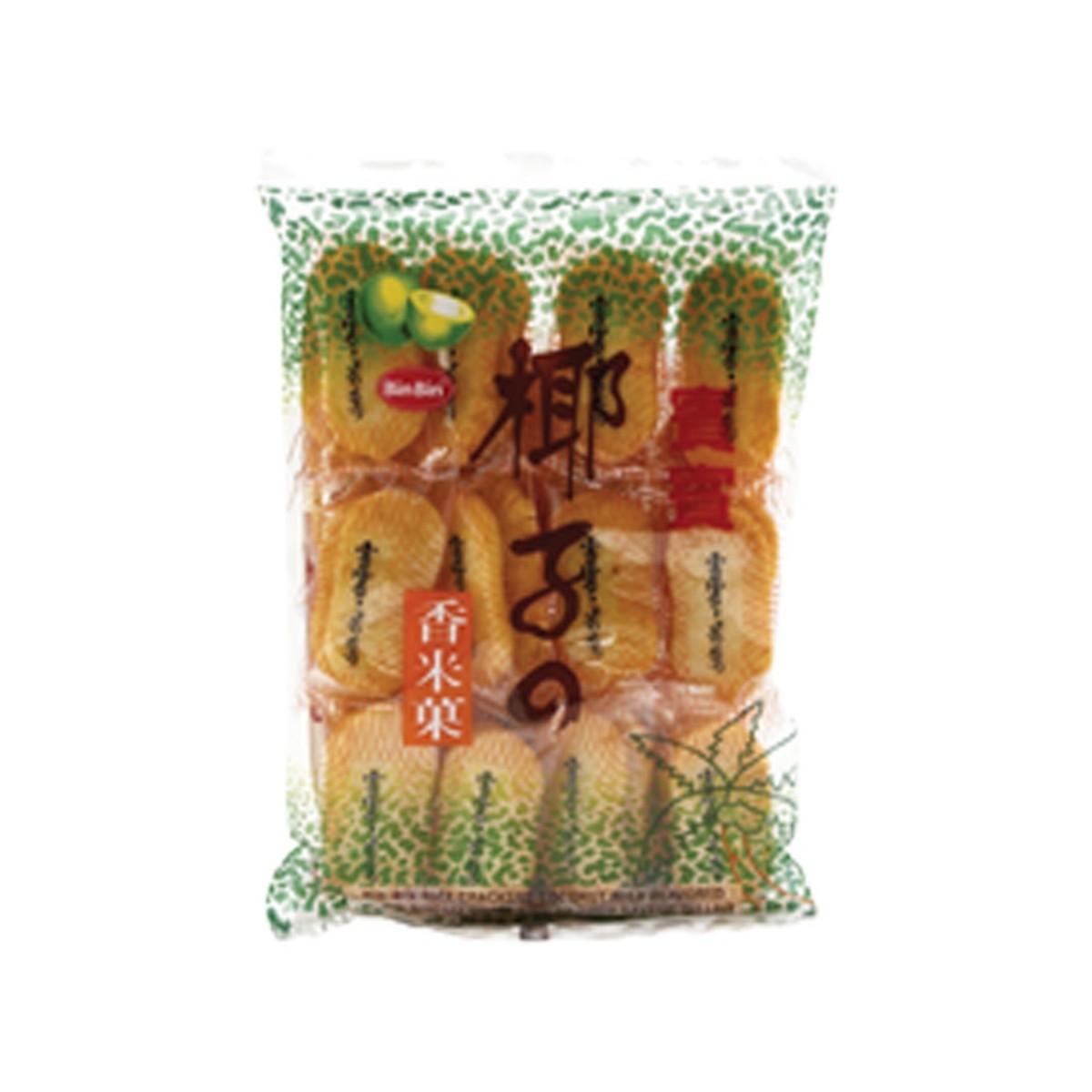 Bin Bin rijstcrackers met kokos 150gr