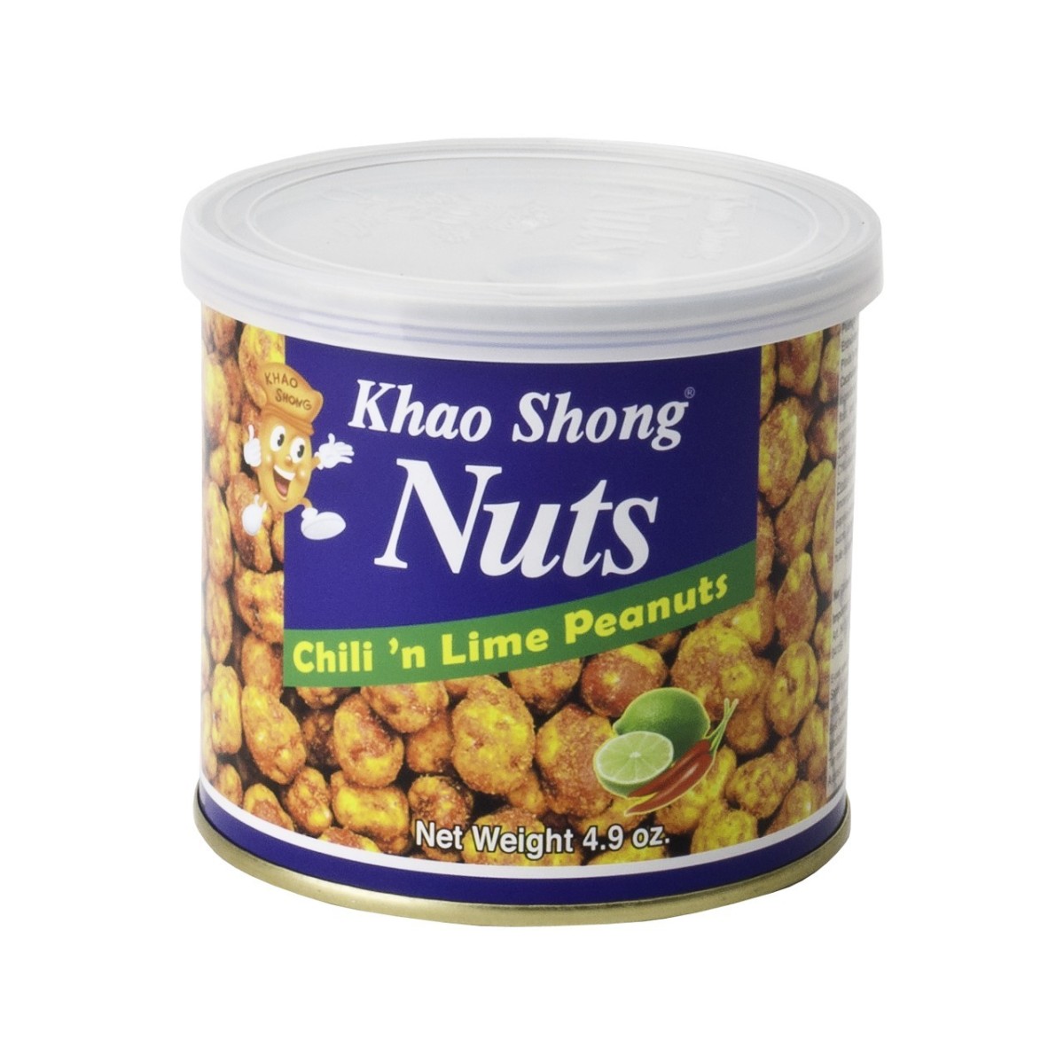 Khao-Shong pindanoten met chili-limoen 140gr