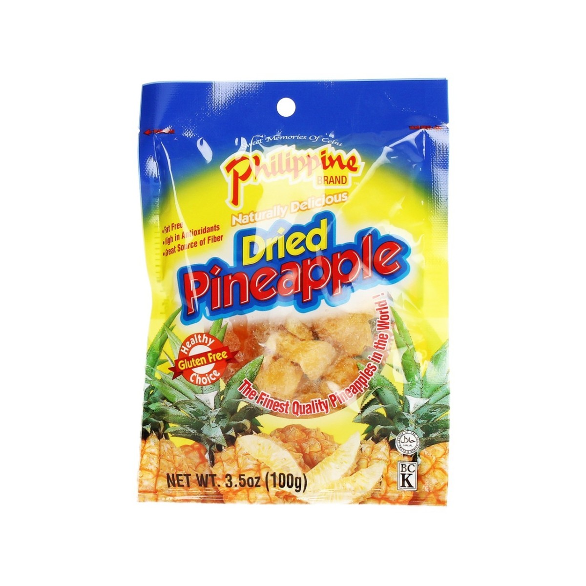 Phillipine Brand dried pineapple pieces 100gr