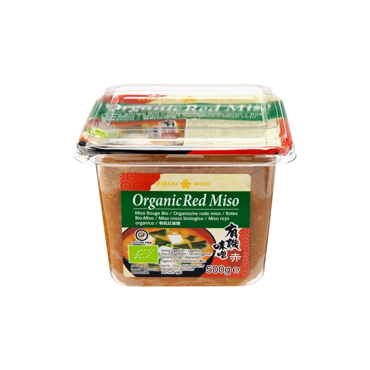Hikari biologische rode miso 500gr