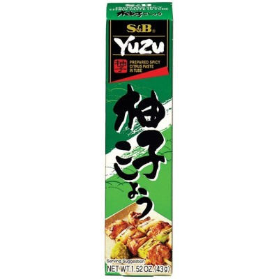 S&B spicy citrus yuzu paste 43gr