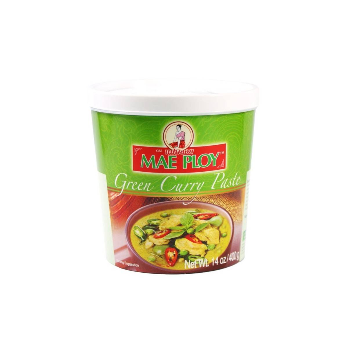Mae Ploy vegan grüne Curry Paste 400gr