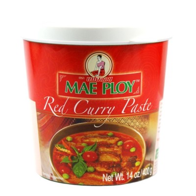 Mae Ploy vegetarian red curry paste 400gr