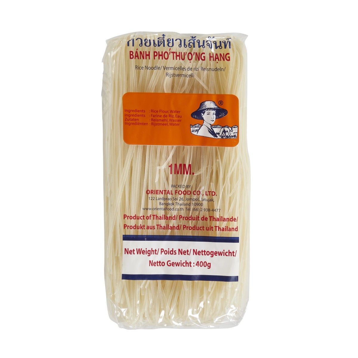 Farmer rice sticks (uncut) 1mm 400gr