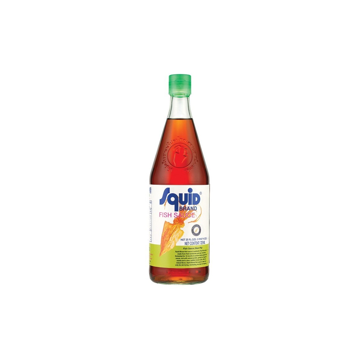 Squid vissaus in glazen fles 725ml
