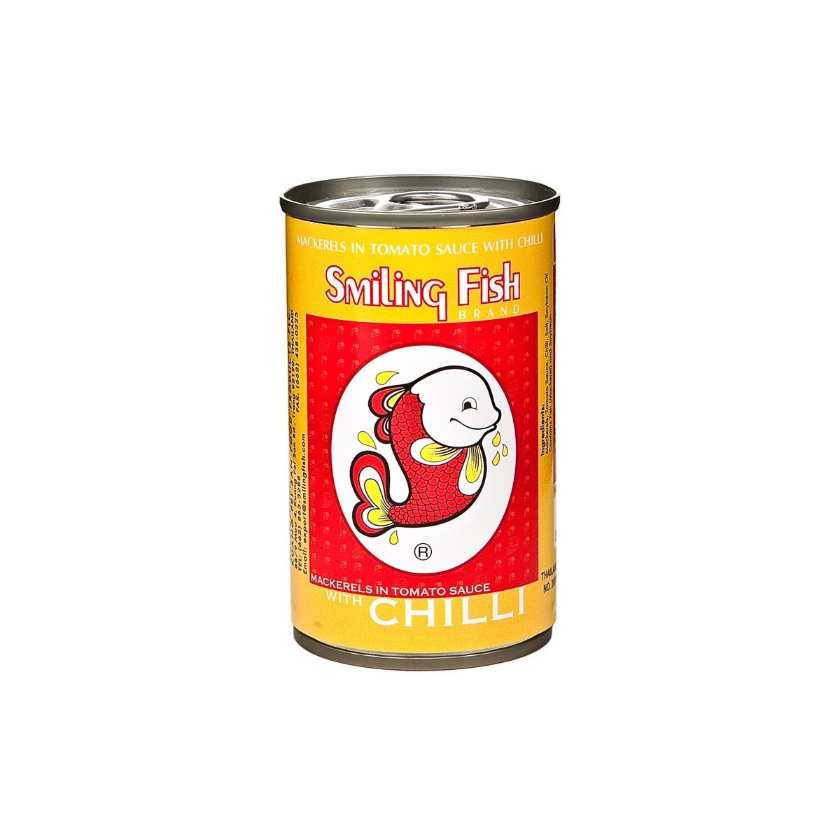 Smiling Fish makreel in tomaat en chili saus 155gr