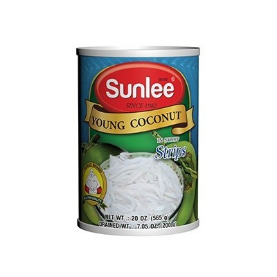 Sunlee jeunes lanières de noix de coco 565gr