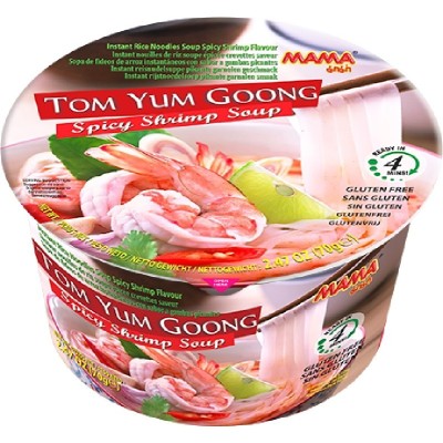 Mama bowl Tom Yum Goong Instant-Reisnudelsuppe 70gr