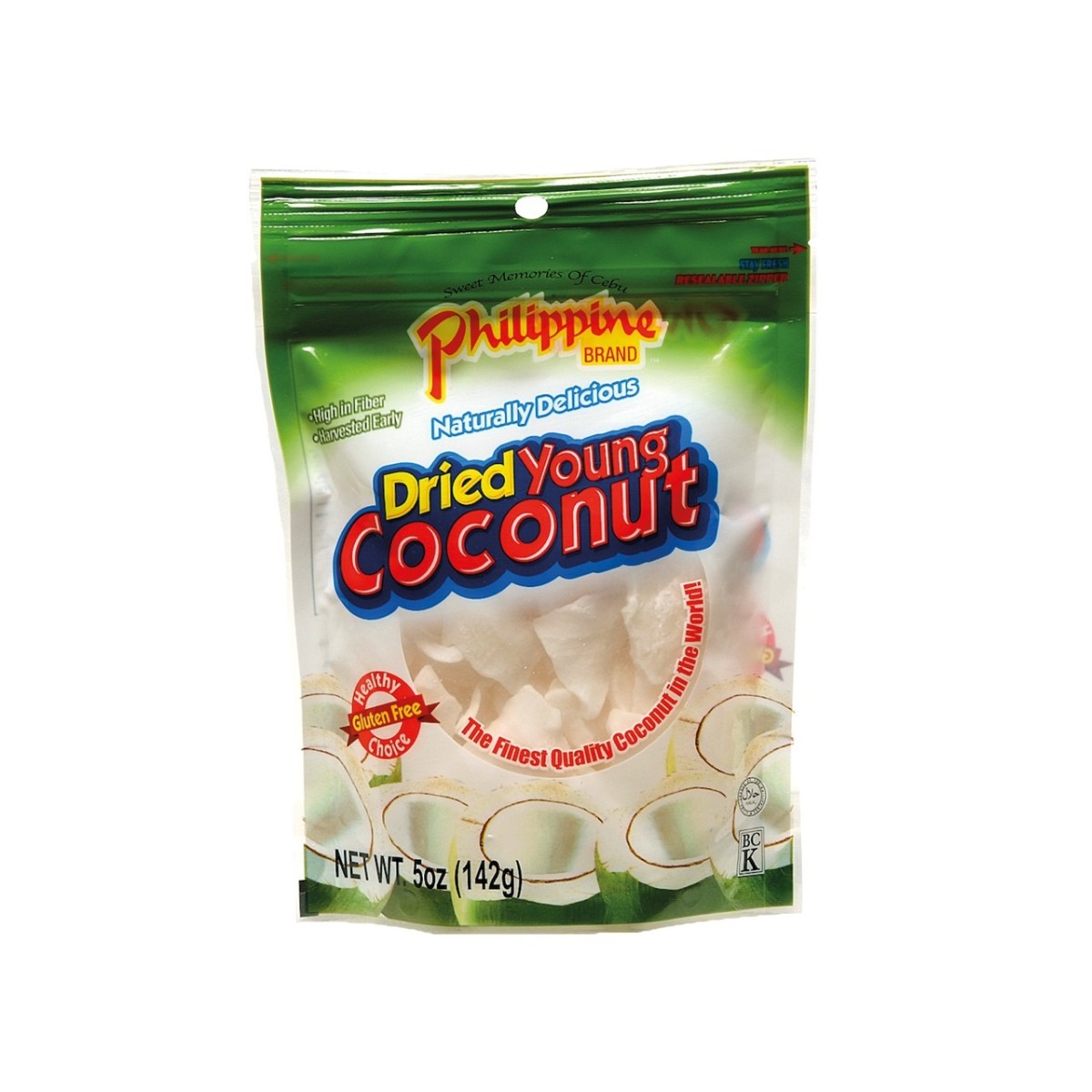 Phillipine Brand dried young coconut pieces 142gr