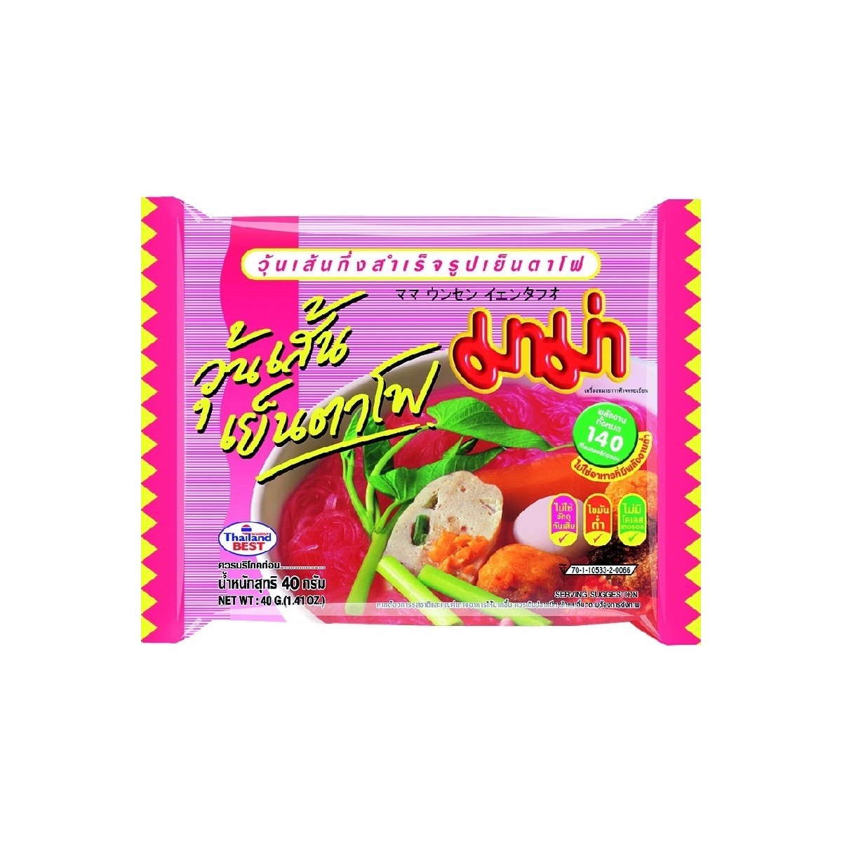 Mama Instant Yentafo Bohnennudeln 40gr
